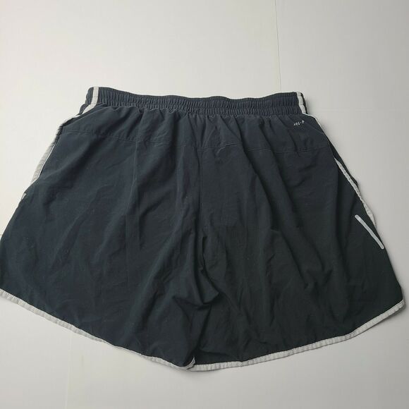 Nike Women's Dri Fit Black Running Athletic Shorts Back Pocket Size Large - Picture 6 of 8